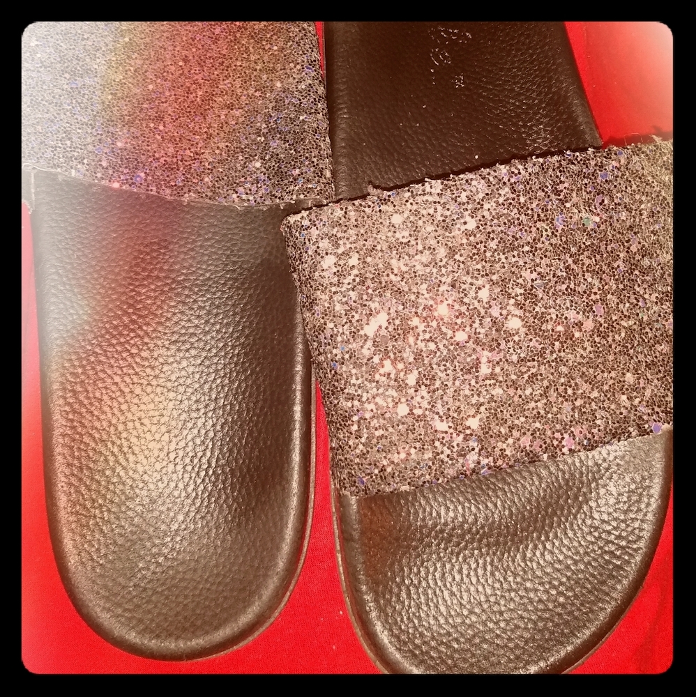 Slipper with Glittery encrusted